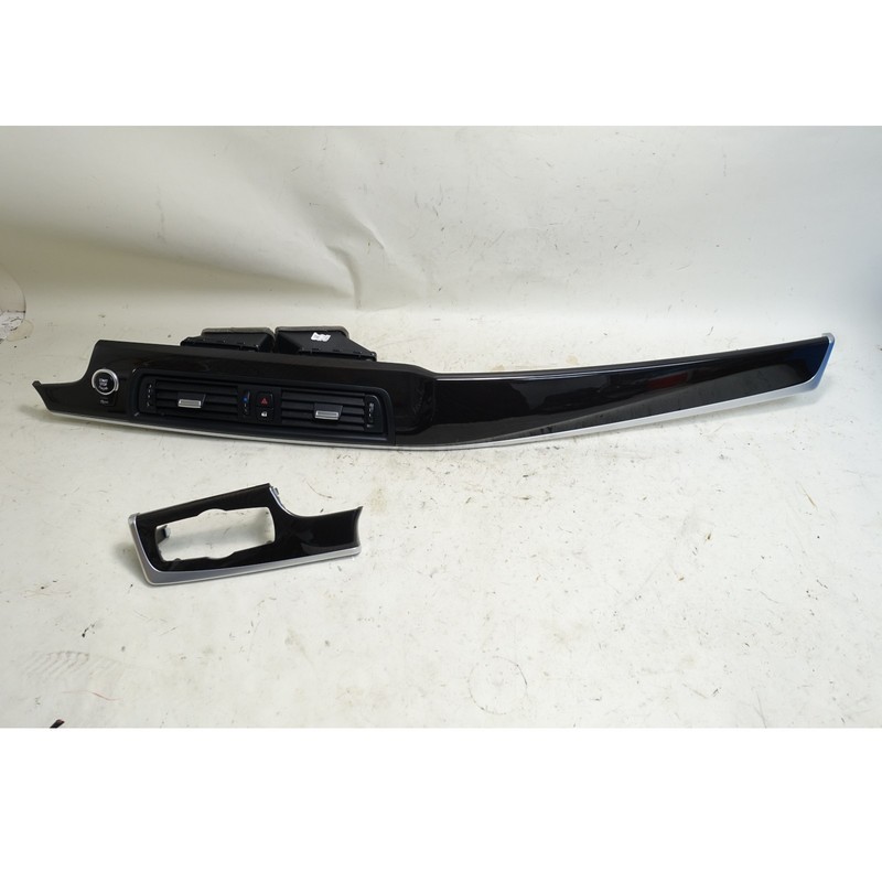 2011-2016 BMW F10 5-Series Dashboard Wood Trim Set Brown Ash Grain Fine Line OE