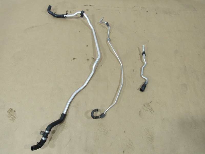 13-19 Mercedes SL550 R231 2013 Turbo Coolant Hose Pipe Line Tube Set 3 PCS ;