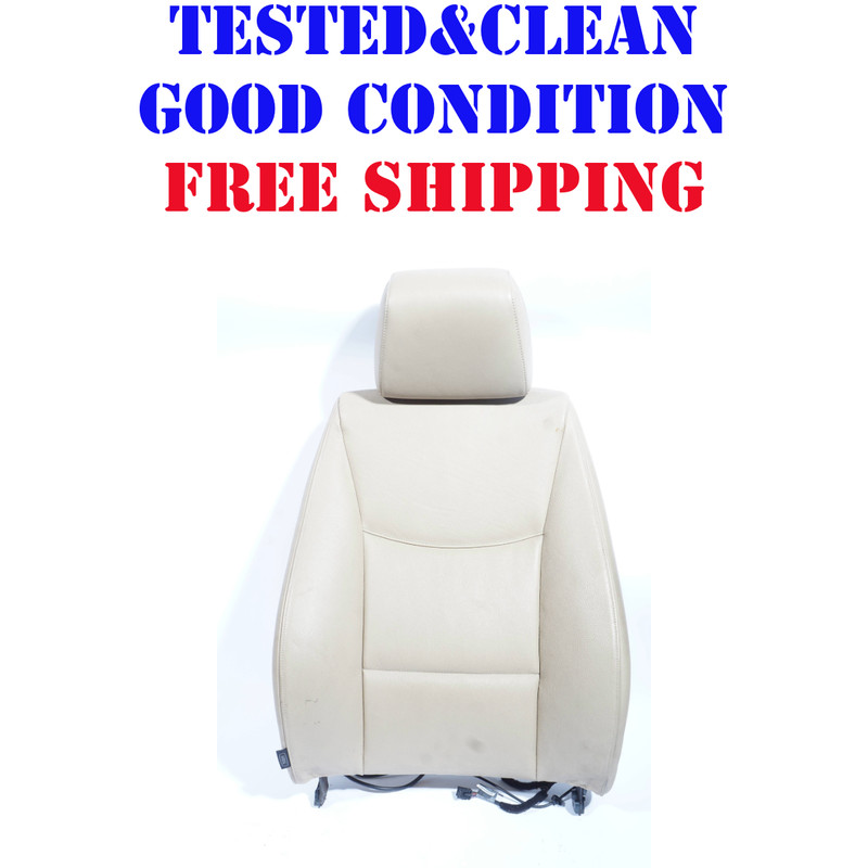 2007 - 2011 BMW 328XI 328I FRONT RIGHT PASS SEAT BACK BACKREST W/ HEADREST OEM