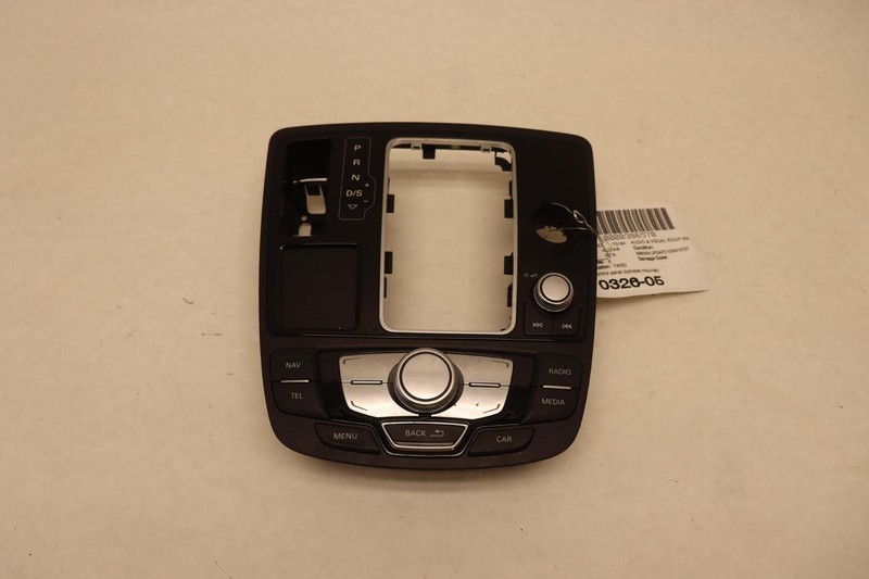 2016-2018 AUDI A6 C7 CENTER CONSOLE SHIFTER PANEL W/W RADIO MENU SWITCH OEM