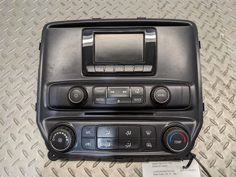 Audio Equipment Radio Control Panel Fits 14-15 SILVERADO 1500 PICKUP 1140606