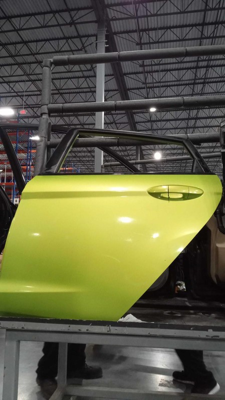 2011 Ford Fiesta Green Left Rear Door 310979 Used 102K Miles OEM Compatible