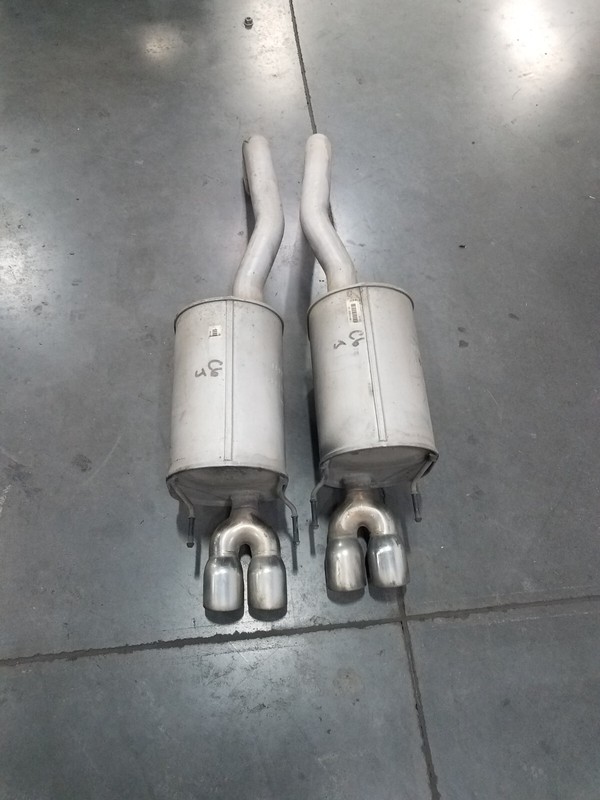 2012 Chevy Corvette C6 Grand Sport Exhaust Muffler / Tips #7283 V1
