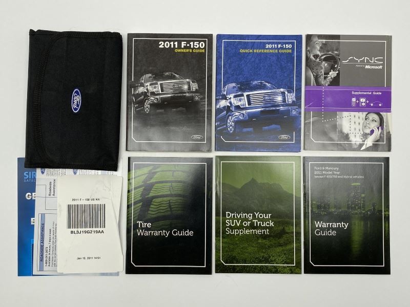 Owners Manual 2011 Ford F150 82033