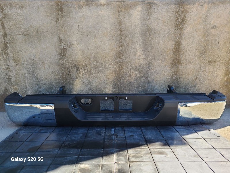 14-17 Toyota Tundra Rear Bumper Assm W/O Parking Assist Chrome OEM 52057-0C061