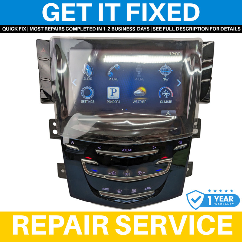 2013-2016 Cadillac Ats Cts Xts Srx Cue Navi Display -REPAIR SERVICE!