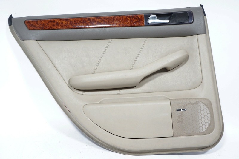 02 03 04 AUDI A6 C5 REAR LEFT DRIVER SIDE DOOR PANEL TRIM OEM