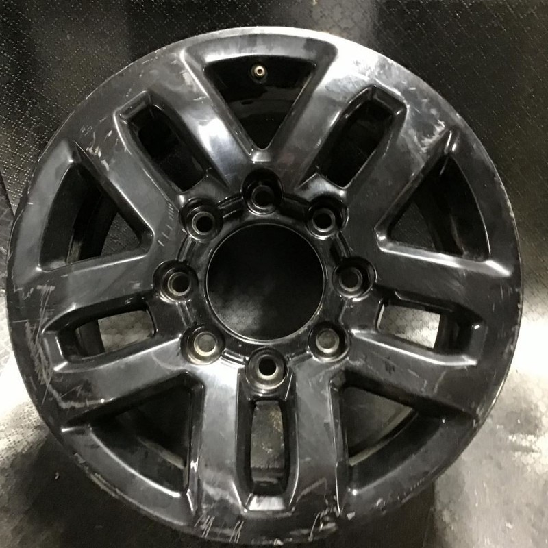 2015-2019 Silverado GMC Sierra 2500 3500 5706 Wheel 18x8 Rim Black 23494290