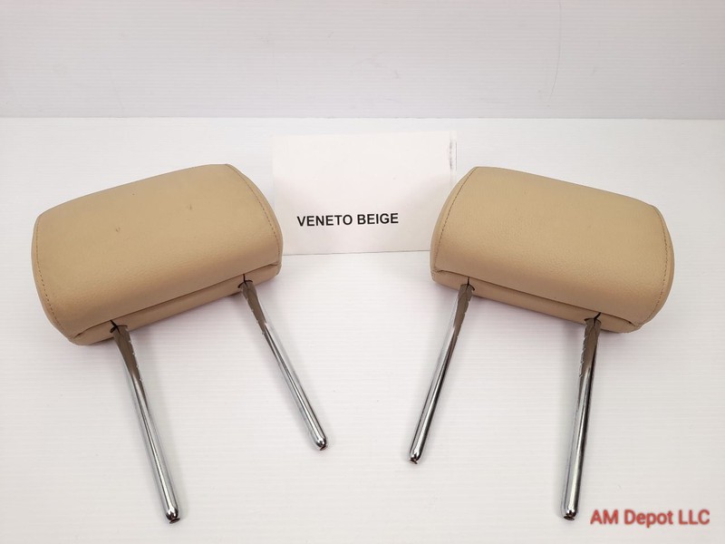 2012 BMW 535i 550i GT F07 Rear Headrest Set Veneto Beige 52207236085