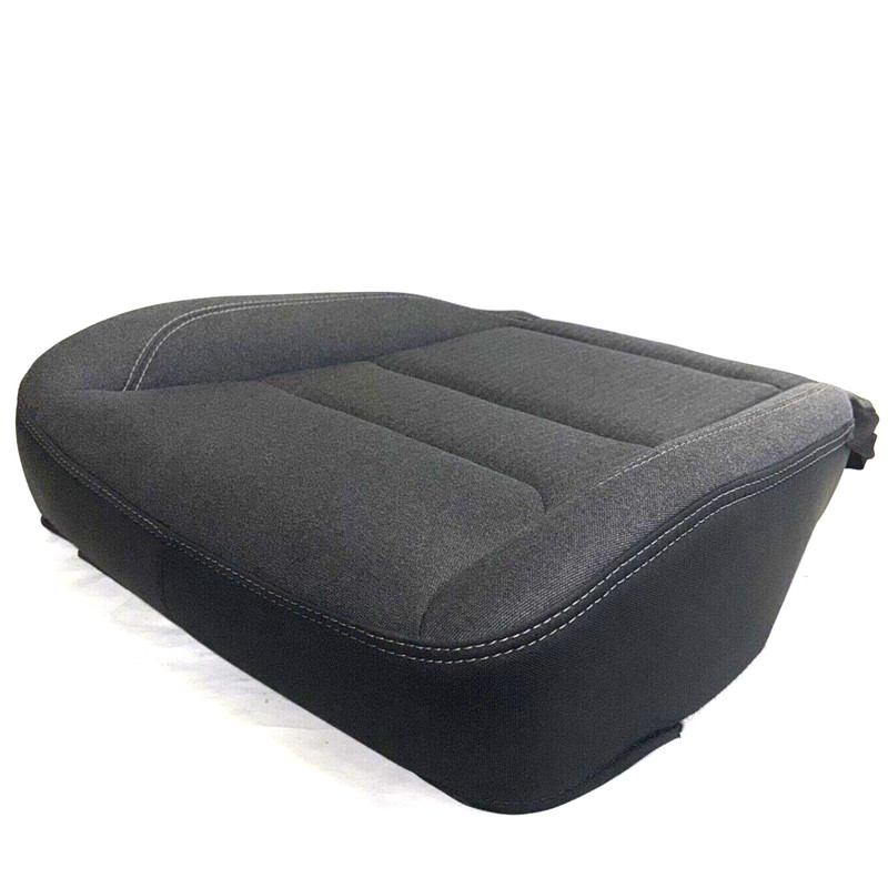 ✅ 19-24 RAM 1500 5th OEM FRONT RIGHT PASS. CLOTH HEATED SEAT LOWER CUSHION GRAY