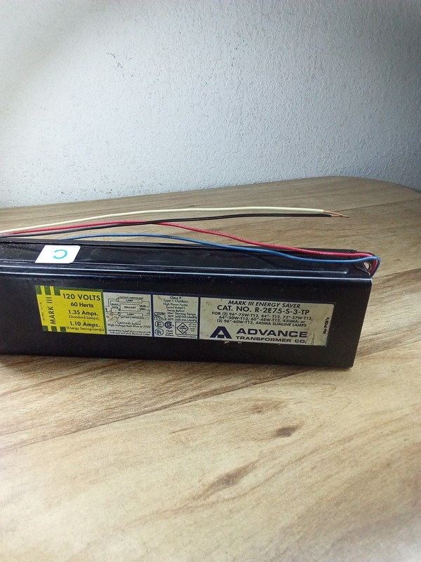 Advance R-2E75-S-3-TP 120V 60Hz 1.35A Class P Outdoor Ballast See Desc