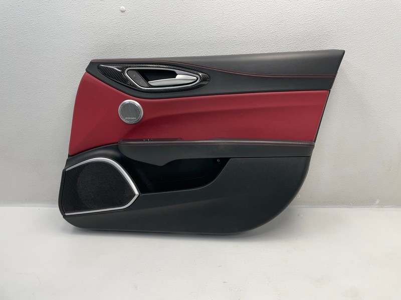 17-22 Alfa Romeo Giulia Quadrifoglio Front Right Interior Door Panel CF 1581 OEM