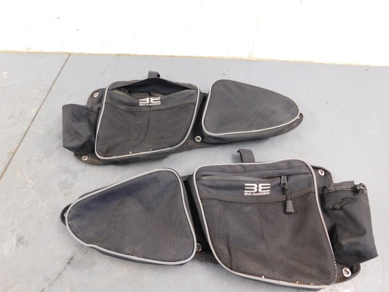 #2920 R1 - 2021 19 20 Polaris RZR XP4 Turbo S Bevel Engineering Door Bags 1538mi