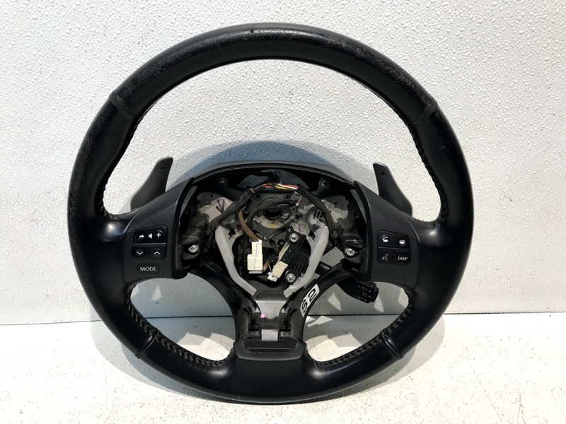 06-13 Lexus IS250 Gray Leather Steering Wheel OEM w/ Buttons