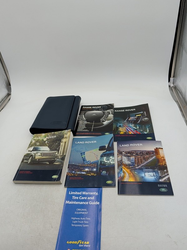 2010 Land Rover Range RoverFull Size Owners Manuals Books + Case Navigation