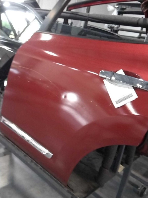 2011 Nissan Rogue Left Rear Door Red - Used, Scratch & Small Dent, 67k Mile
