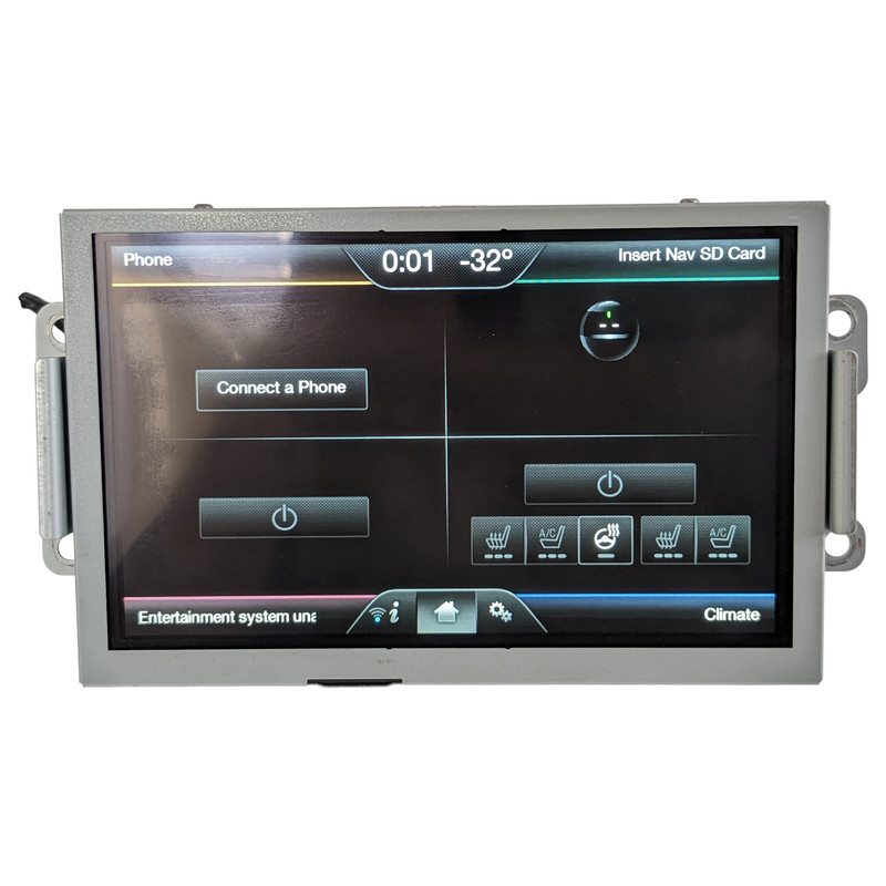 2011-2012 Ford Edge Lincoln MKX Front Center Dash Mounted 8" Display Screen OEM