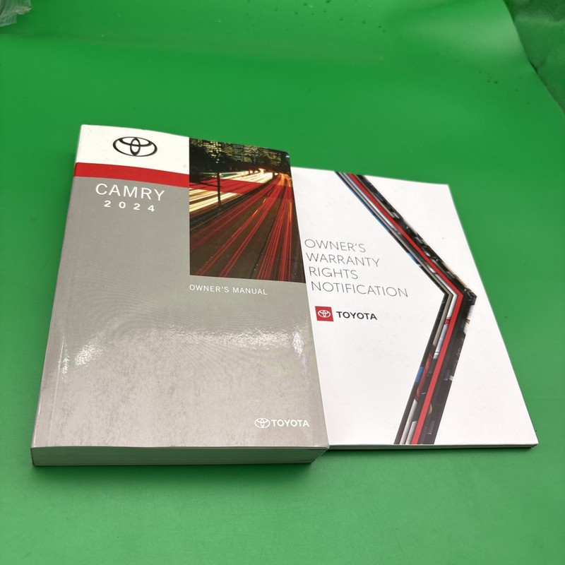 2024 Toyota Camry Owners Manual Warranty With Case Included