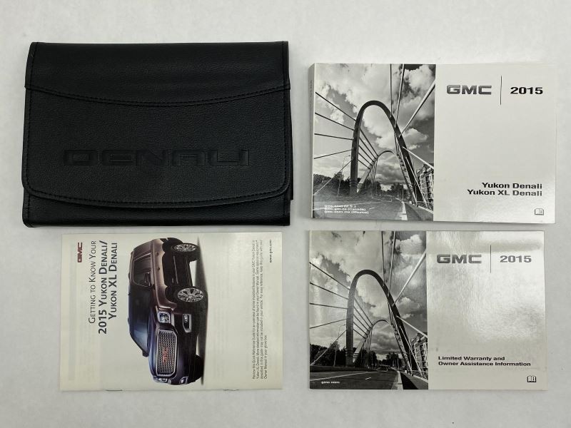 Owners Manual 2015 GMC Yukon Denali Yukon XL Denali 81037
