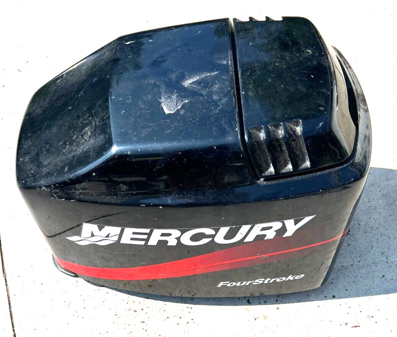 Mercury 75HP 4-Stroke Outboard Hood Cover Cowling Shroud 827328T9 OEM 2000-2006