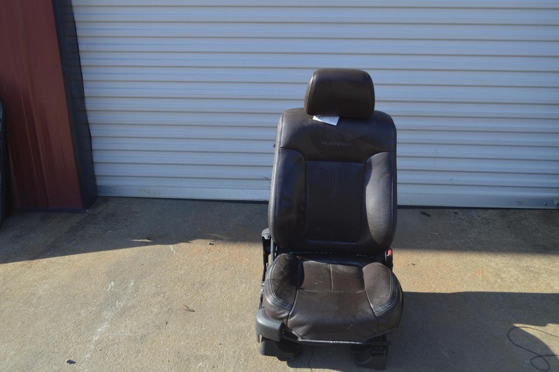 2009-2010 FORD F150 PLATINUM FRONT RIGHT PASSENGER SIDE SEAT LEATHER BROWN OEM