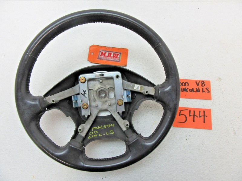 STEERING WHEEL BLACK 4W DARK GREY LEATHER CTM B33699 CAR for 00 01 02 LINCOLN LS