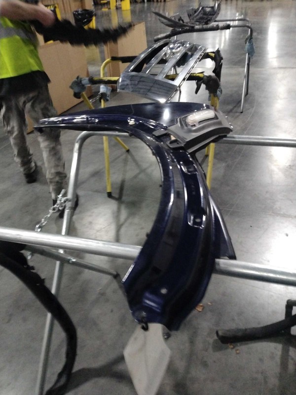 Mini Countryman 2015 Right Fender BLUE 28283 5753