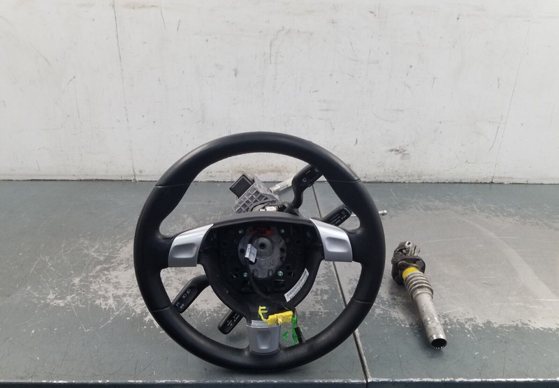 2006 Porsche Cayman S 987 Leather Steering Wheel / Column #3317 P1