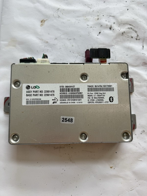 12 13 14 15 16 CHEVROLET IMPALA ONSTAR COMMUNICATION CONTROL MODULE 22901476 OEM