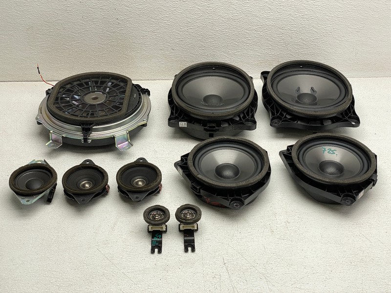 2013-2020 LEXUS GS350 AUDIO SOUND SUBWOOFER TWEETER SPEAKER SET OEM LOT725