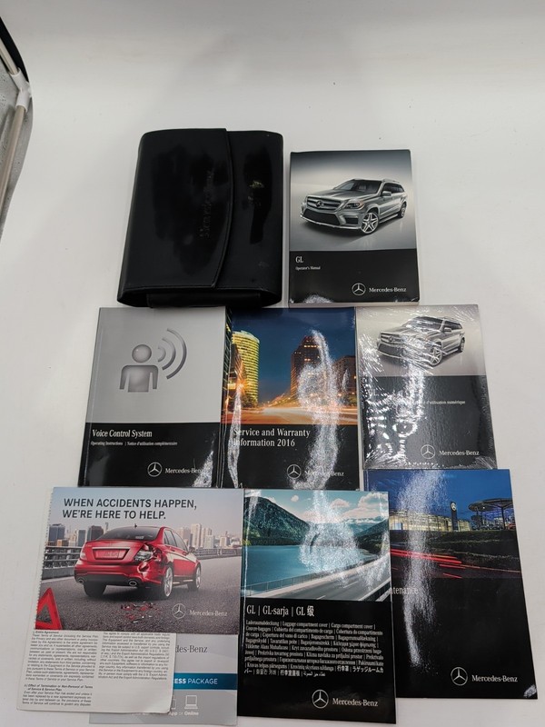 2016 Mercedes Benz GL Owners Manual With Warranty Supplements & Case