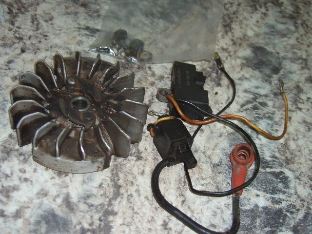 Husqvarna 61 coil flywheel module electrolux motorchainsaw part bin 232