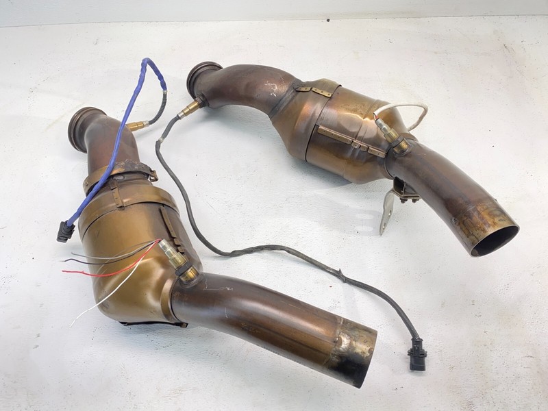 14-21 Maserati Quattro Ghibli M157 Left & Right Engine Exhaust Downpipes OEM✅51K