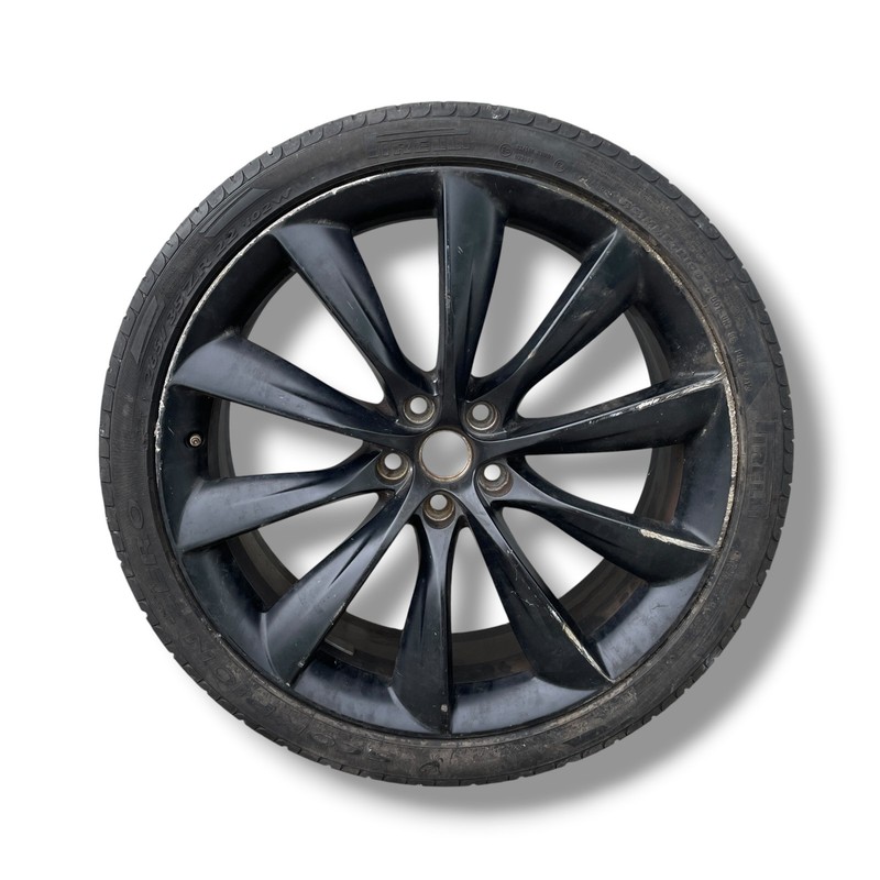 2016-2021 Tesla Model X Front 22 x 9.0J Turbine Alloy Wheel Rim OEM