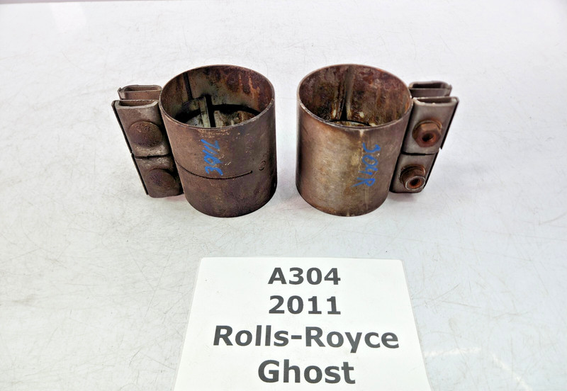 ✅ 10-14 OEM Rolls-Royce Ghost RR4 Left Right Clamping Bush Exhaust Muffler