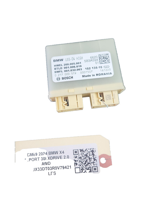 2022-2025 Bmw X4 30i Parking Assist Control Module Unit OEM 66205B3A594