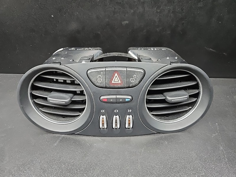 03-06 Mercedes R230 SL500 SL55 Center Dashboard Hazard Dash Vent Black OEM