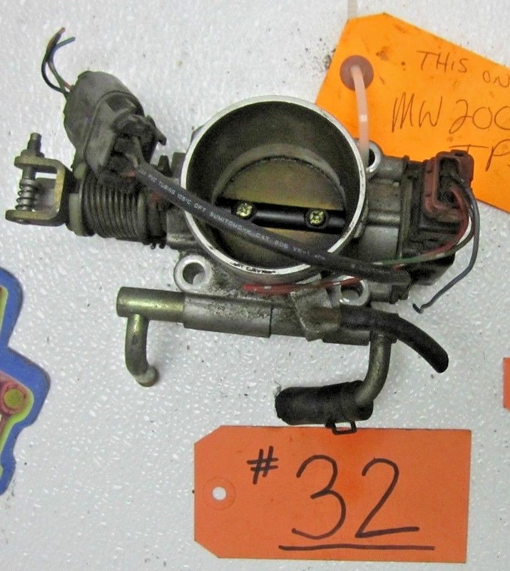 93 95 INFINITI J30 THROTTLE BODYUNIT TPS TBU POSITION SENSOR ENGINE MOTOR CAR