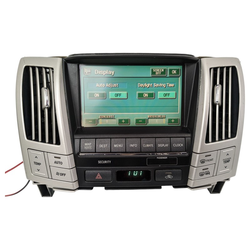06-09 Lexus RX400h AWD Radio Navigation GPS Information Display Sreen Vents OEM