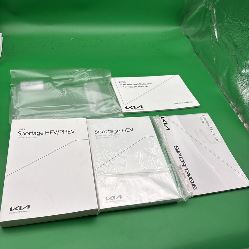 2023 Kia Shortage HEV/PHEV Owners Manual quick Reference Guide W/ Free Shipping