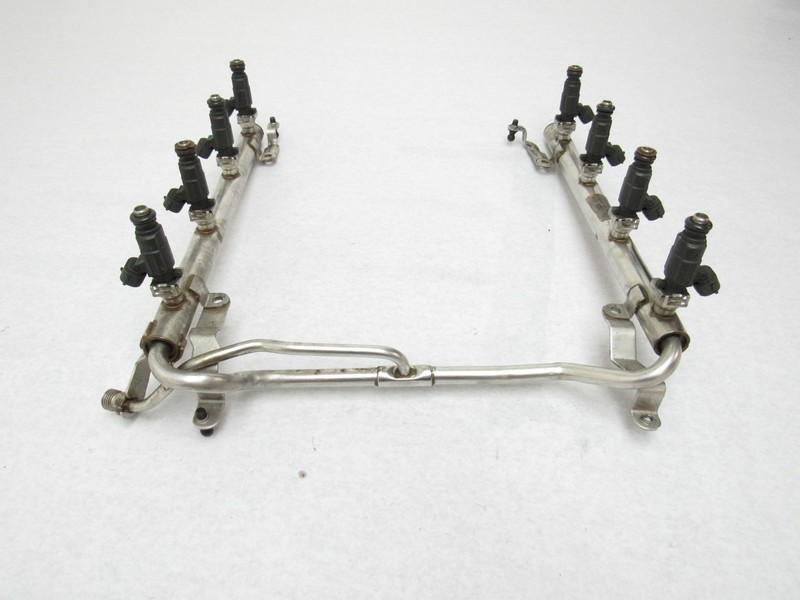 Audi A4 Fuel Gas Injection Rail W/ Injectors 05 - 08 ;