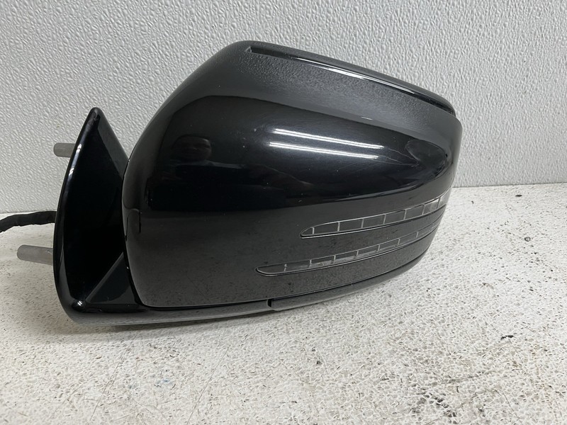 2011-2012 Mercedes GL350 GL450 GL550 Left Driver Door Mirror Black 19 Wire Oem
