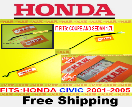 HOOD ROD PROP ROUND BUSHING GROMET HOLE CLIP for HONDA CIVIC 01 02 03 04 05 1.7L