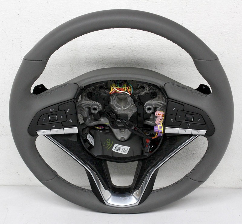 OEM Steering Wheel For Cadillac XT6 Gray Leather 87816417