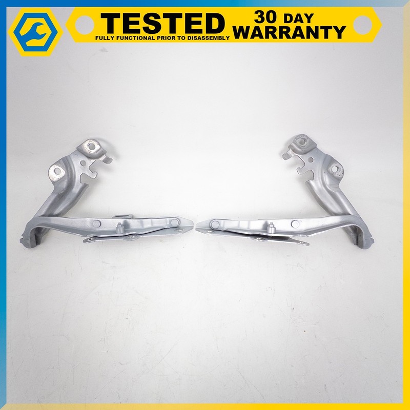 10-19 JAGUAR XJ FRONT LEFT AND RIGHT SIDE HOOD LID HINGE SET OEM