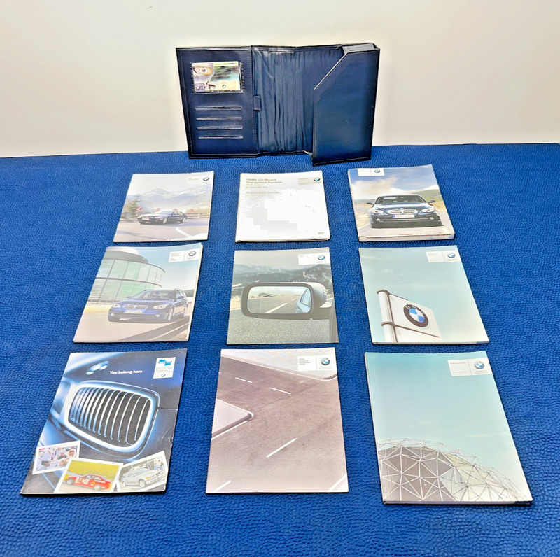 8–10 BMW E60 E61 5/6 Series Owners Book Manual Information Booklet Complete OEM