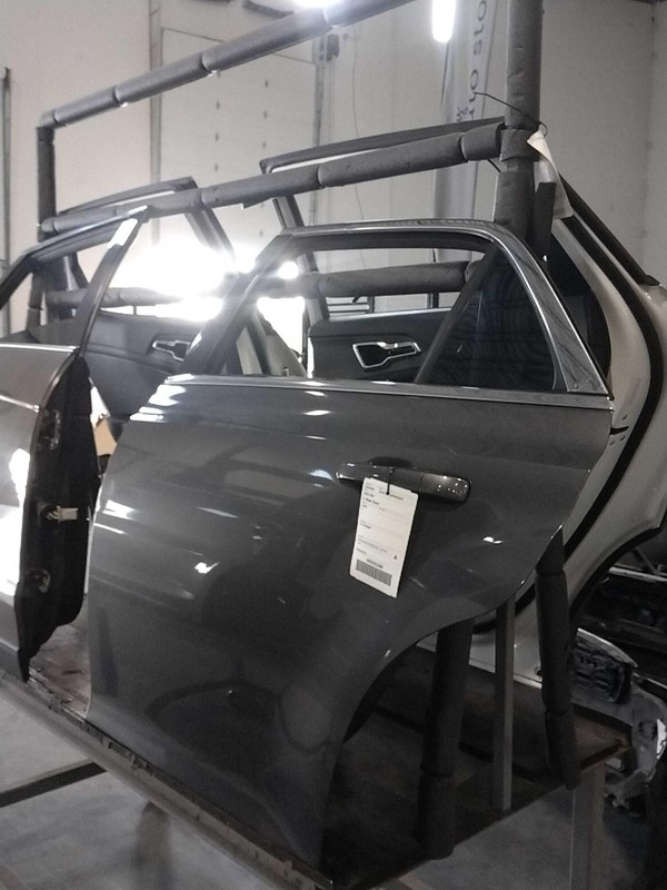2015 Chrysler 300 Left Rear Door Grey - Broken Window, 105k Miles, OEM Part