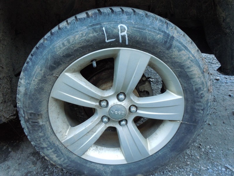 2011 12 13 14 15 16 2017 Jeep Compass 17x6.5 Aluminum Wheel Rim 5 Spoke OEM
