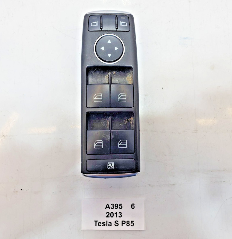 ✅ 12-20 OEM Tesla Model S Front Left Driver Side Window Switch Main Controls