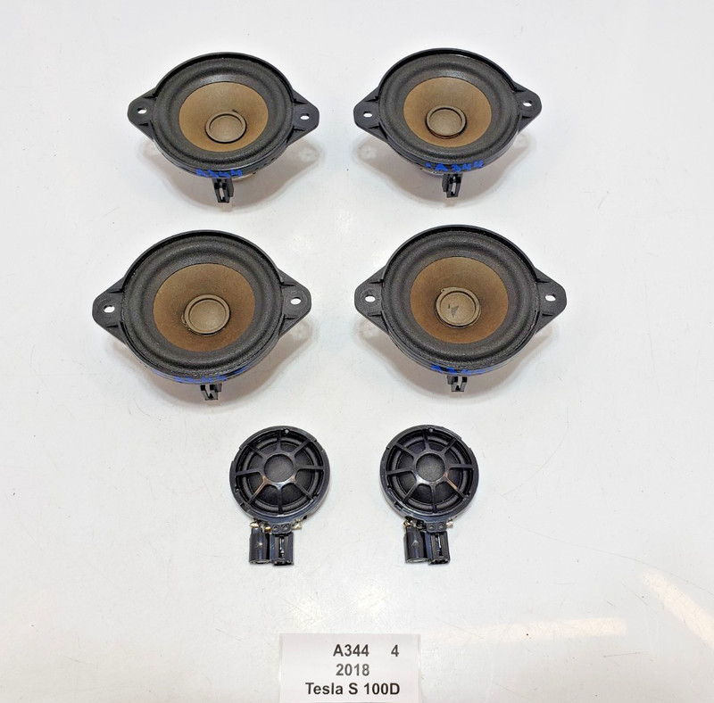 ✅ 2012-2020 OEM Tesla Model S X Front Rear Left Right Audio Speaker SET Of 6